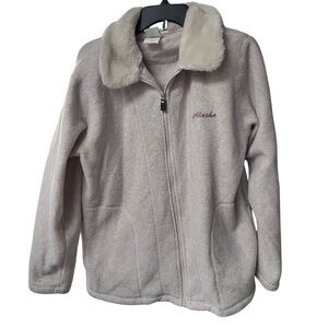 Cityscapes "Alaska" Faux Sherpa Zip Jacket Size M